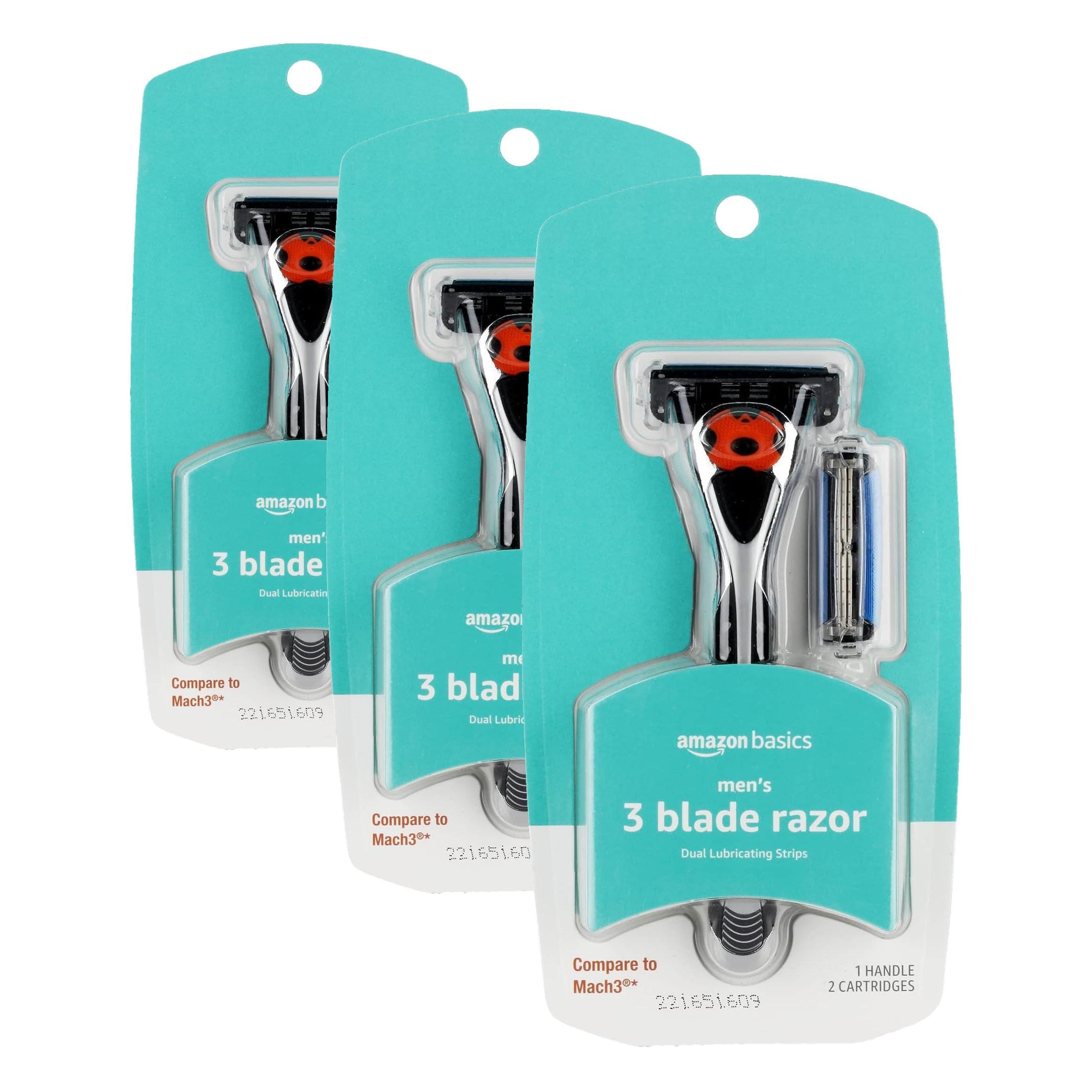 SMOOTH FIT BASE ラベンダー 40g 3本セット Amazon.com: Amazon Basics 3-Blade Razor Cartridge, 3 Piece Set